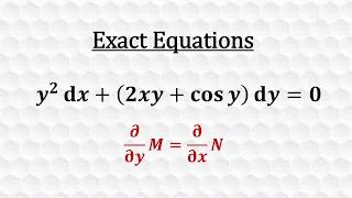 Exact Equations [ODE]