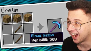 minecraft AMA eşya üretmek çok GÜÇLÜ!