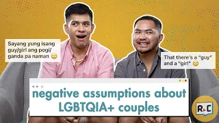 LGBTQ+ Couples React To Negative Assumptions About Them | Filipino | Rec•Create