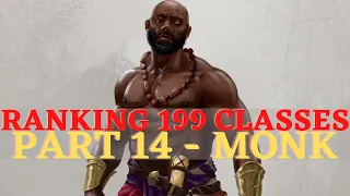 Pathfinder: WotR - Ranking 199 Classes Part 14: Monk & Archetypes