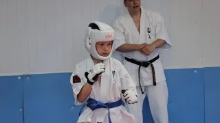 Защита пояса(бои) в детском каратэ Киокушинкай. Ахтямов Тимур. STRUIN DOJO/28-05-2021