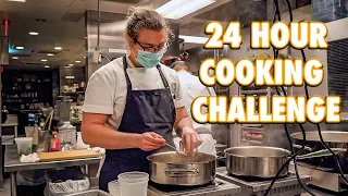 24 Hour Overnight Cooking Challenge in My Old Restaurant