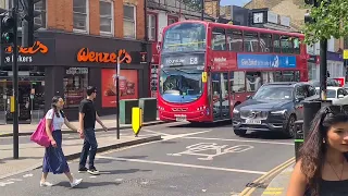 Glimpses of Ealing Broadway, London