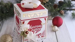 How to Make an Explosion Box | Amazing Paper Grace Becca Feeken | Holiday Gift