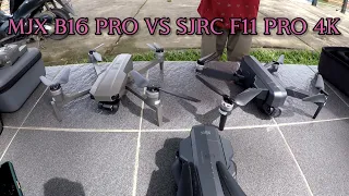 SJCR F11 PRO 4K VS MJX BUGS 16 PRO