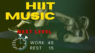 HIIT WORKOUT MUSIC - CRONOMETRO 45/15  - POP MUSIC