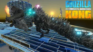 Godzilla VS Kong 2021 (Ocean Battle) - Animal Revolt Battle Simulator