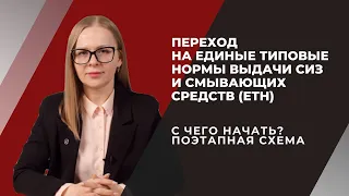 Переход на единые типовые нормы выдачи СИЗ и смывающих средств (ЕТН). С чего начать. Поэтапная схема