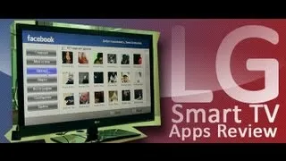 Обзор приложений для LG Smart TV - e01. Facebook