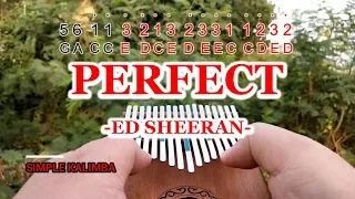 Perfect by Ed Sheeran - Kalimba with Easy Tab