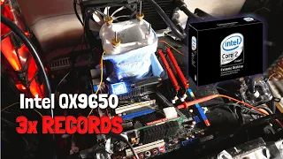 Intel Core 2 Extreme QX9650 in 2021 - 3 Overclocking Records on LN2