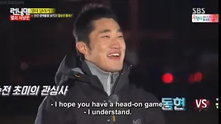 Monday couple help each other to win the game ( the Fantastic couple) Running man ep239