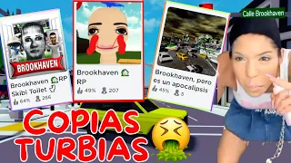 😱JUGANDO las COPIAS MÁS TURBIAS🤡 de BROOKHAVEN ROBLOX| Valery Rm