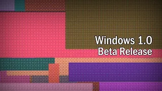 Windows 1.0 Beta Release