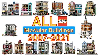 ALL Lego Modular Buildings 2007-2021