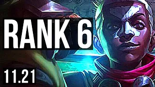 EKKO vs KHA'ZIX (JUNGLE) | Rank 1 Ekko, Rank 6, 6/1/8, 500+ games | NA Challenger | v11.21