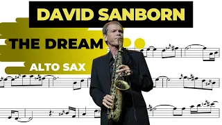 DAVID SANBORN [alto sax transcription] THE DREAM