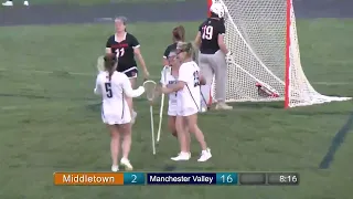 CMSportsNet Highlights: Middletown at Manchester Valley Girls Lacrosse 4/24/24