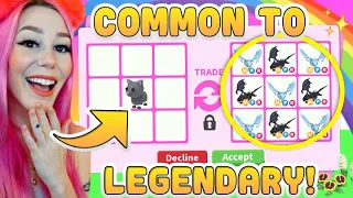 Craziest Adopt Me Trades That ACTUALLY HAPPENED! Common to Legendary Trade Challenge Roblox Adopt Me