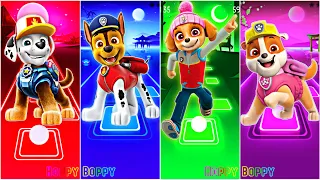 Chase 🆚 Skye 🆚 Ryder 🆚 Marshall 🆚 Rubble 🆚 Everest 🆚 Zuma 🆚 Rocky | PAW Patrol 🎶 Tiles Hop EDM Rush