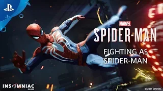 Fighting as Spider-Man - Inside Marvel’s Spider-Man | PS4