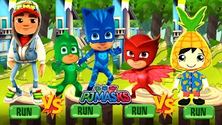 Tag with Ryan 2021 VS Subway Surfers VS PJ Masks Catboy VS Pineapple All Characters Unlocked UPDATE