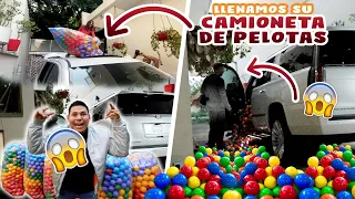 LLENO LA CAMIONETA CON MILES DE PELOTAS DE COLORES 😱 Broma a JD PANTOJA | El súper trucha