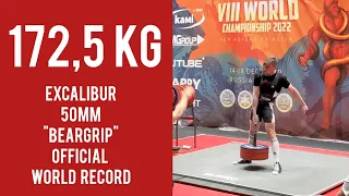 Ivan Krivykh 172,5kg excalibur world record