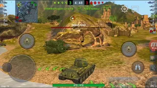 Тащу на т- 34- 85 (WoT Blitz)