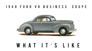 1940 Ford standard (Ford v8) business coupe review