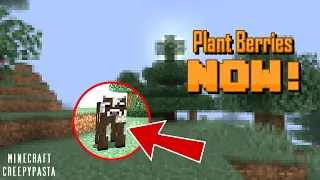If a Cow With Black Eyes Watches You, Put Berry Bushes Around Your House NOW! Minecraft Creepypasta