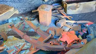 Knife Making - Process of Making Super Sharp Knife from Rusted Leaf Spring