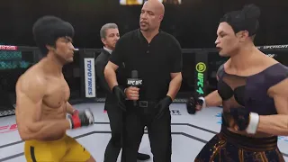 UFC4 Bruce Lee vs Street Fighter Chun Li EA Sports UFC 4 PS5