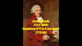 Joseph Haydn (1732-1809) : Symphony Nº71 in B flat major (1779 - 80)