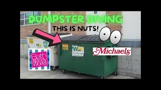 FREAKIN CRAZY DUMPSTER DIVING FINDS!  HUGE HAUL!!