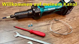 Makita Akku-Geradschleifer im Einsatz/Schließzylinder fräsen/Magi-Burr von Multipick/zieh-fix/Türauf