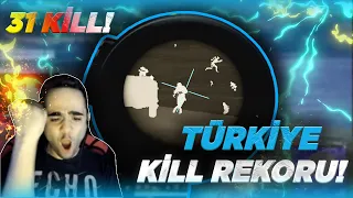 TÜRKİYE KILL REKORU! 31 KILL !! ( 1-MAN SQUAD )