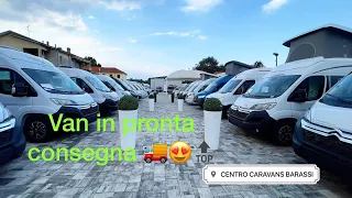 TANTISSIMI VAN IN PRONTA 🚚!! esposizione SETTEMBRE 2022 😍post SALONE DEL CAMPER dal 5,41 al 6,36🔝