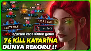 76 KİLL KATARİNA !! YENİ DÜNYA REKORU TEKRAR KIRDIM !! 176K HASAR 2 PENTA !! | Ogün Demirci