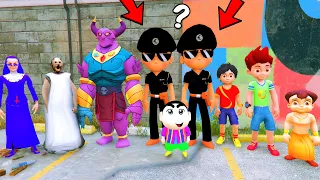 GTA 5 : Shinchan Find Who Is Real Black Little Singham in GTA 5 | Gta 5 Gameplay