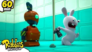 1h Compilation The Robot Rabbid | RABBIDS INVASION | New episodes | Cartoon for kids