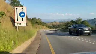 Mountain Road from Nelspruit to Barberton South Africa April 2022