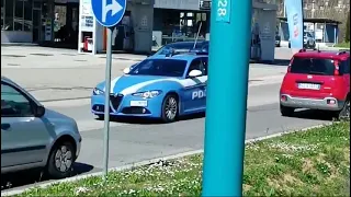 ALFAROMEO GIULIA POLIZIA DI STATO IN EMERGENZA - PERUGIA