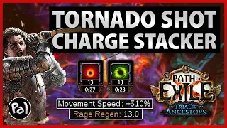 [PoE] Tornado Shot Charge Stacker Slayer - My Build of the League, [Nerfed and Dead]