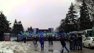 Мітинг ПР  під ВР. Відео Цензор.НЕТ