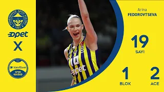 ARINA FEDOROVTSEVA'DAN MÜTHİŞ MAÇ !🔥19 Sayı 1 Blok 2 Ace %62 Hücum (FENERBAHÇE OPET ⚔️ VAKIFBANK)