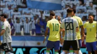 Argentina vs Brazil  high voltage match