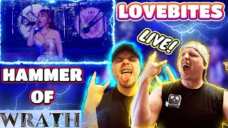 "The Emotion was Real" Lovebites performing Hammer of Wrath LIVE! REACTION!!!!