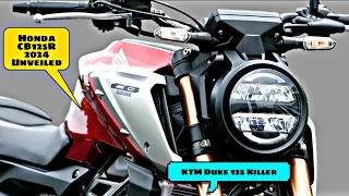 New 2024 Honda CB125R Revealed 💥 KTM Duke 125 Rival | Price, Mileage & Power | india Launch date