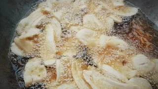 Making Banana Chips Thailand 2020